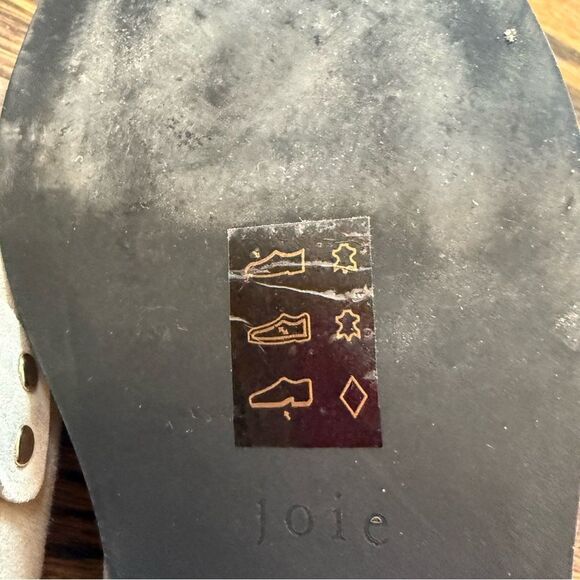 Joie Loafers Suede Snakeskin Shoes 38 1/2 - Picture 9 of 11